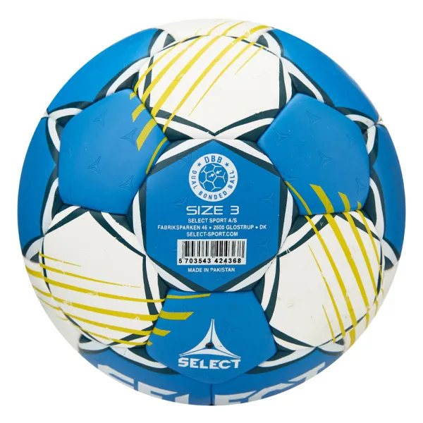 Мяч ганд. SELECT HB FORCE DB V25, 1622858205, Senior (р.3), EHF Appr,ПУ, гибр.сш., сине-белый за 8&nbsp;438.80 ₽ в Чебоксарах