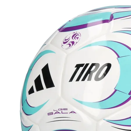 Мяч футзал. ADIDAS Tiro League Sala JW1526, р.4, FIFA Basic, 32 пан, ТПУ, термосш., бело-бирюз-фиол за 4&nbsp;833.10 ₽ купить в Чебоксарах