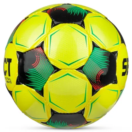 Мяч футзал. SELECT Futsal Mimas V26, 1053471007, р.4,FIFA Basic, 32п, ПУ, руч.сш, желто-зелено-черн. за 6&nbsp;113.20 ₽ купить в Чебоксарах