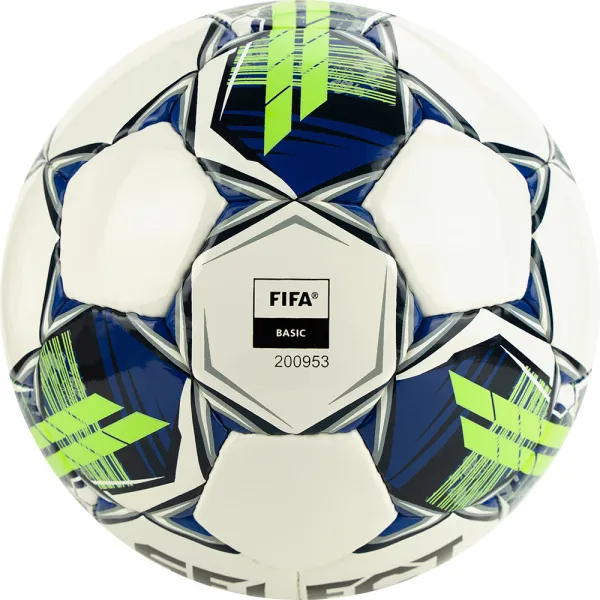 Мяч футзал. SELECT Futsal Master Shiny V22, 1043460004, р.4, Basic,32п, гл.ПУ, руч.сш,бел-син-зел за 7&nbsp;539.50 ₽ в Чебоксарах