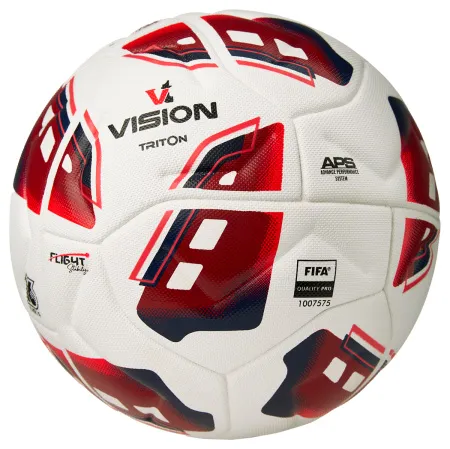 Мяч футб. VISION TRITON, FV425075, р.5,FIFA Quality Pro,MF, 16 пан, термосш.,бел-красный за 8&nbsp;007 ₽ купить в Чебоксарах