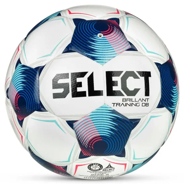 Мяч футб. SELECT Brillant Training DB V25, 0864171002, р.4, 32п, ТПУ, гибр.сш, бело-синий за 4&nbsp;936.80 ₽ в Чебоксарах