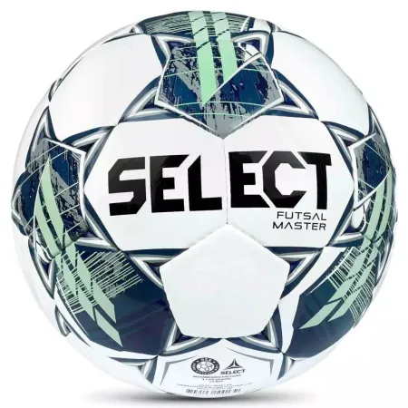 Мяч футзал. SELECT Futsal Master Shiny V22, 1043460004, р.4, Basic,32п, гл.ПУ, руч.сш,бел-син-зел за 7&nbsp;539.50 ₽ купить в Чебоксарах