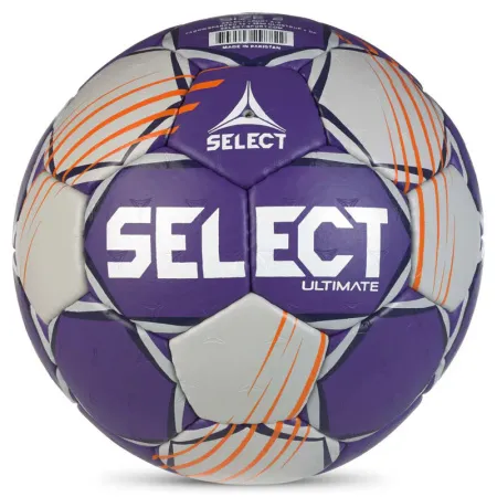 Мяч ганд. SELECT Ultimate Official EHF V24, 1612858999, Senior(р.3), EHF Appr, ПУ, руч.сш, фиол-сер за 15&nbsp;504 ₽ купить в Чебоксарах