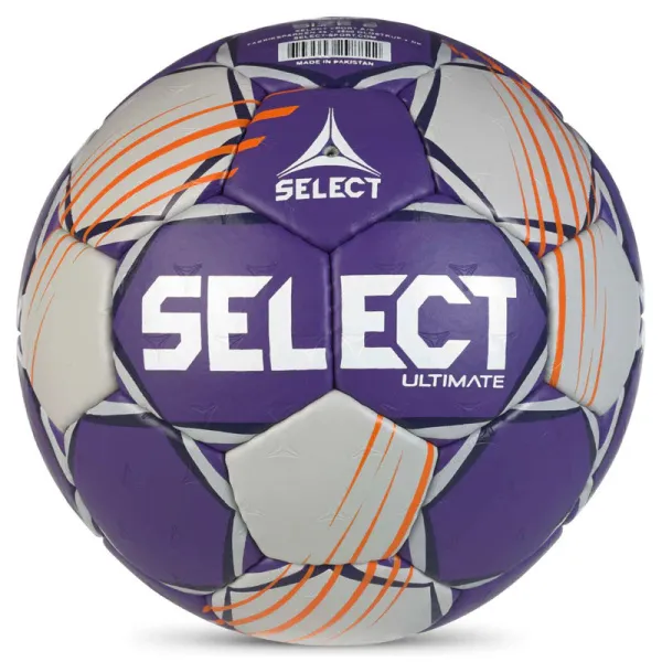 Мяч ганд. SELECT Ultimate Official EHF V24, 1612858999, Senior(р.3), EHF Appr, ПУ, руч.сш, фиол-сер за 15&nbsp;504 ₽ в Чебоксарах