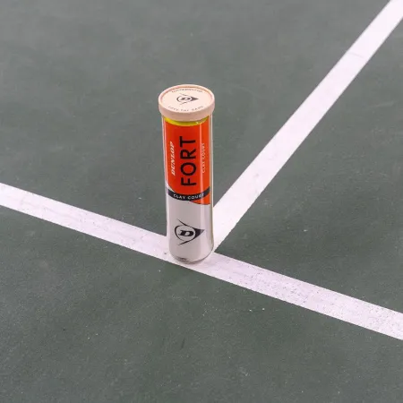 Мяч теннисный Dunlop Fort Clay Court 4B, 601613, уп.4 шт,одобр.ITF и FFT,сукно,нат.резина,желтый за 1&nbsp;812.20 ₽ купить в Чебоксарах