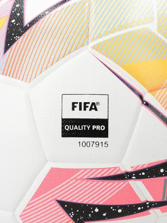 Мяч футзал PUMA Futsal 1, 08376301, р.4, FIFA Quality Pro, 32пан, ПУ, терм.сш, бело-розовый за 6&nbsp;502.50 ₽ купить в Чебоксарах