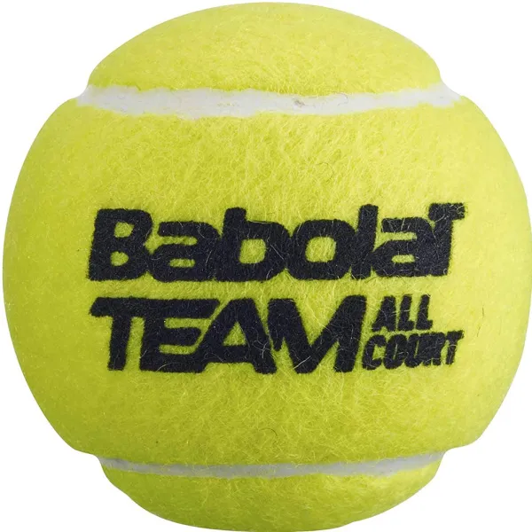 Мяч теннисный BABOLAT Team All Court,502081, уп.4 шт,одобр.ITF, сукно, нат.резина,желтый за 2&nbsp;385.10 ₽ в Чебоксарах