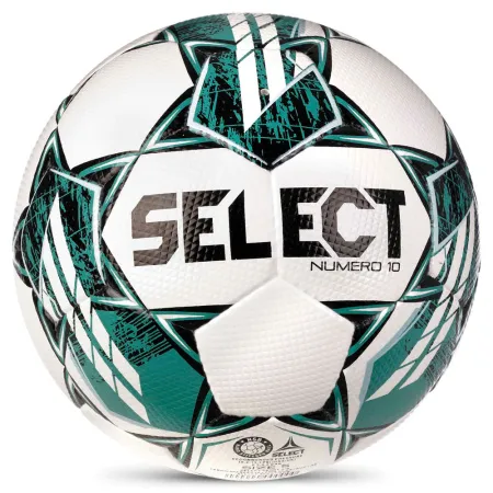 Мяч футб. SELECT NUMERO 10 V23, 0575060004, р.5, FIFA Basic, 32п, ПУ, руч. сш, бело-бирюзовый за 8&nbsp;051.20 ₽ купить в Чебоксарах