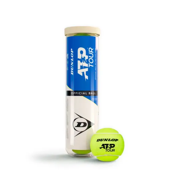 Мяч теннисный Dunlop ATP Official Tour Premium 4B, 601599, уп.4шт, одобр. ITF, нат.резина,фетр. за 1&nbsp;734 ₽ в Чебоксарах