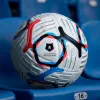 Мяч футб. KELME Russian Premier League, 7601QU5216-100, р.5, FIFA Pro, 10п, ПУ, термосш, бел-син-кр за 10&nbsp;672.60 ₽ купить в Чебоксарах